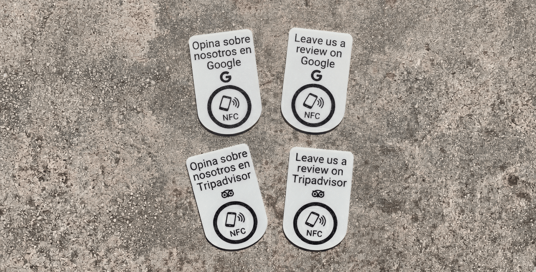 Placas NFC de Escalator para hostelería